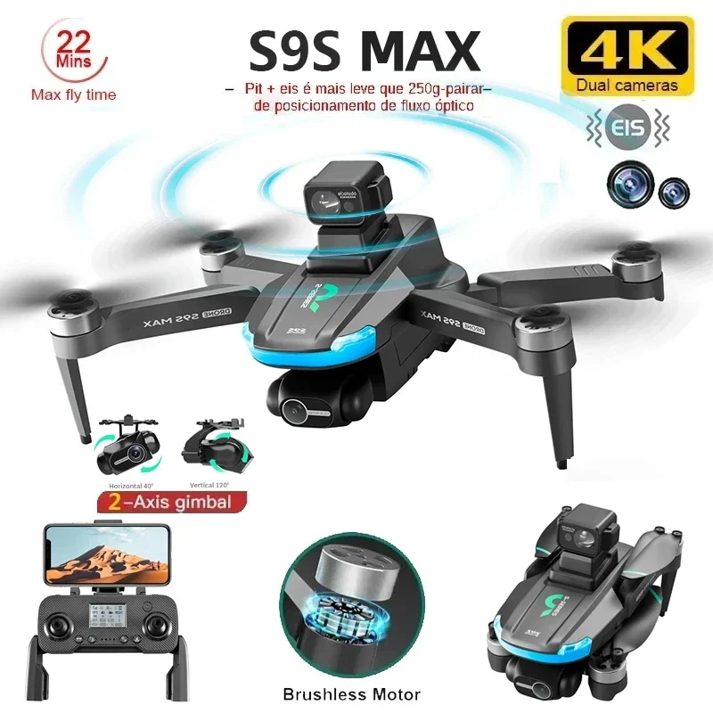 NEW S9S MAX MINI Drone 4K 2-Ax - огляд і ціна Drone Camera Hd