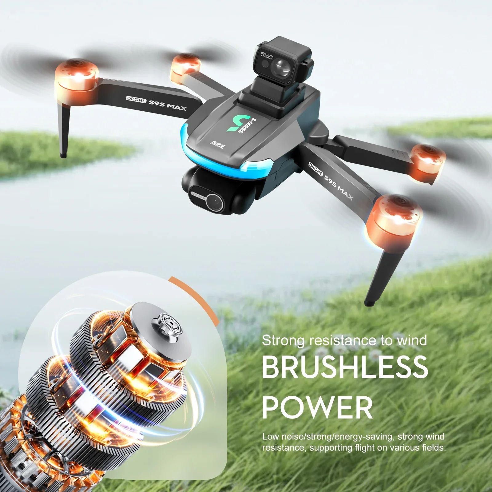 NEW S9S MAX MINI Drone 4K 2-Ax - огляд і ціна Drone Camera Hd