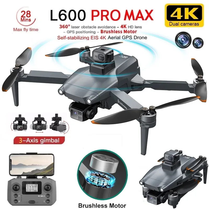 L600 PRO MAX GPS Drone Profess - огляд і ціна Drone Camera Hd