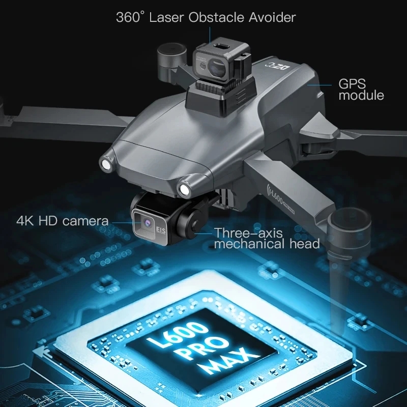 L600 PRO MAX GPS Drone Profess - огляд і ціна Drone Camera Hd